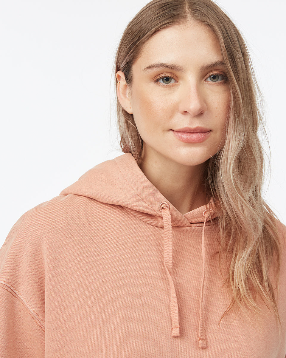 Tentree Women's Organic Cotton French Terry Oversized Hoodie - Italian Clay