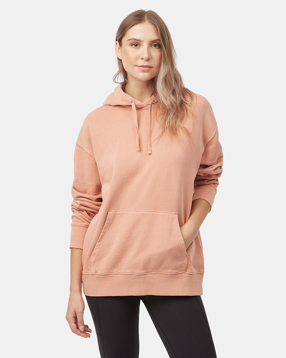 Tentree Women's Organic Cotton French Terry Oversized Hoodie - Italian Clay