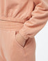 Tentree Women's Organic Cotton French Terry Elastic Hem Crew - Italian Clay