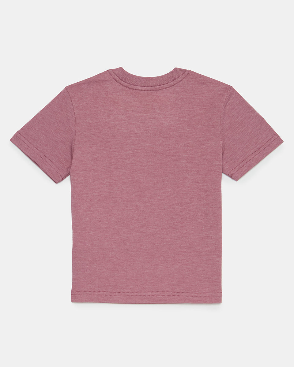 Tentree Kids Juniper T-Shirt - Dusky Orchid Heather White