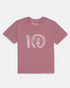 Tentree Kids Watercolour Ten T-Shirt - Dusky Orchid Heather Dawn Pink