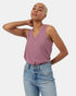 Tentree Women's TreeBlend V-Neck Tank - Dusky Orchid