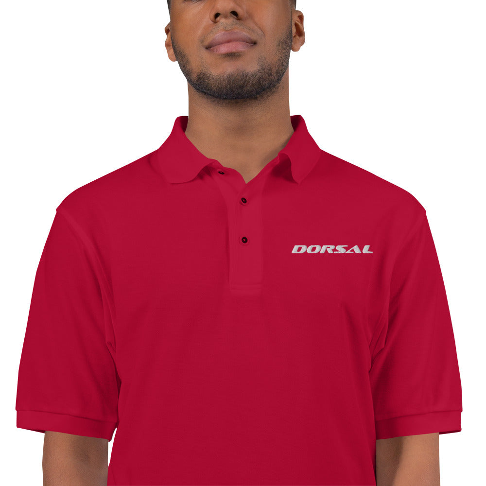 DORSAL Men's Premium Polo —  — Cotton-Polyester Pique - view 3