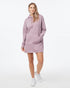 Tentree Women's Organic Cotton French Terry Hoodie Dress - Lilac Chalk