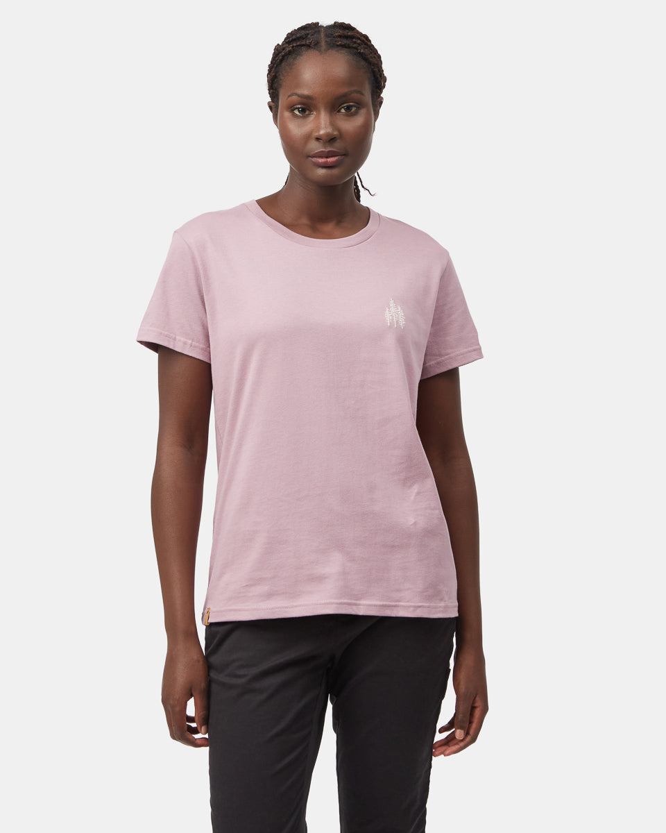 Tentree Women's Plant Protect T-Shirt - Lilac Chalk