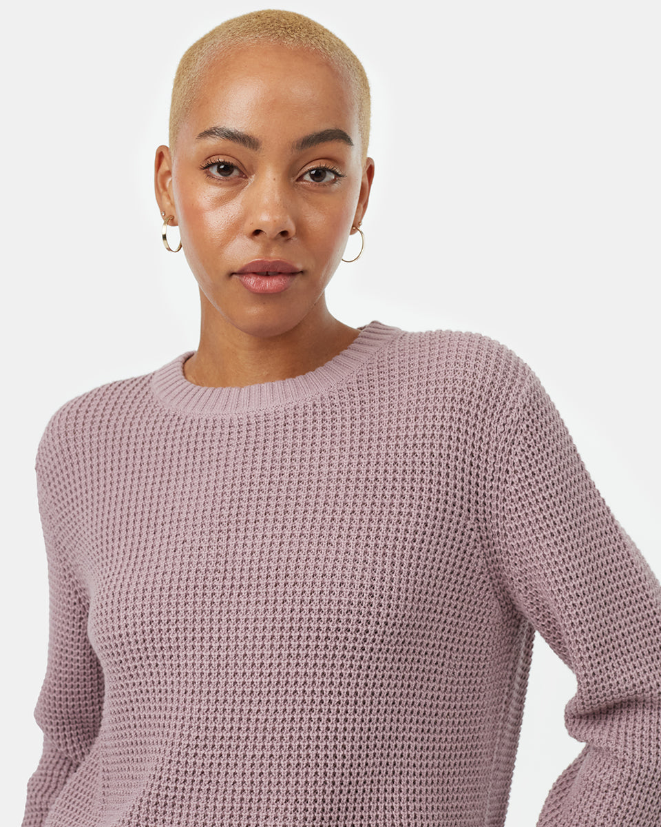 Tentree Women's Highline Crew Sweater - Lilac Chalk