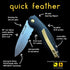 Outdoor Element Quick Feather Folding Knife