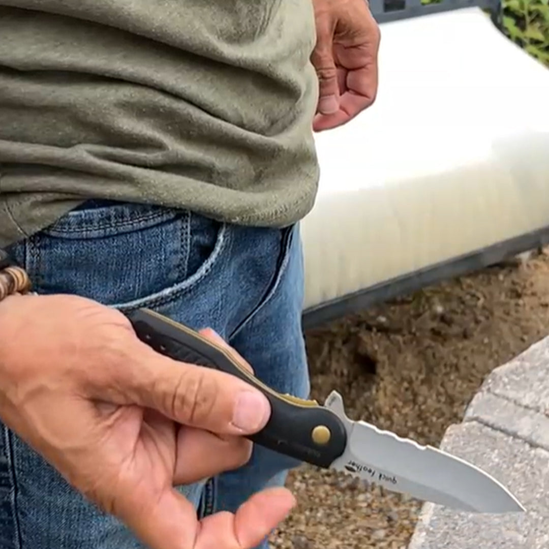 Outdoor Element Quick Feather Folding Knife