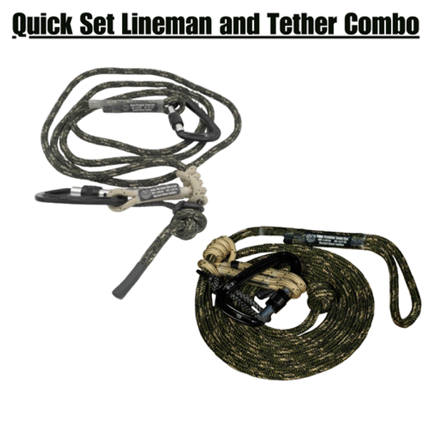 Buzzard Roost Quick Set 8mm Lineman Rope & Tether Combo - product view 1
