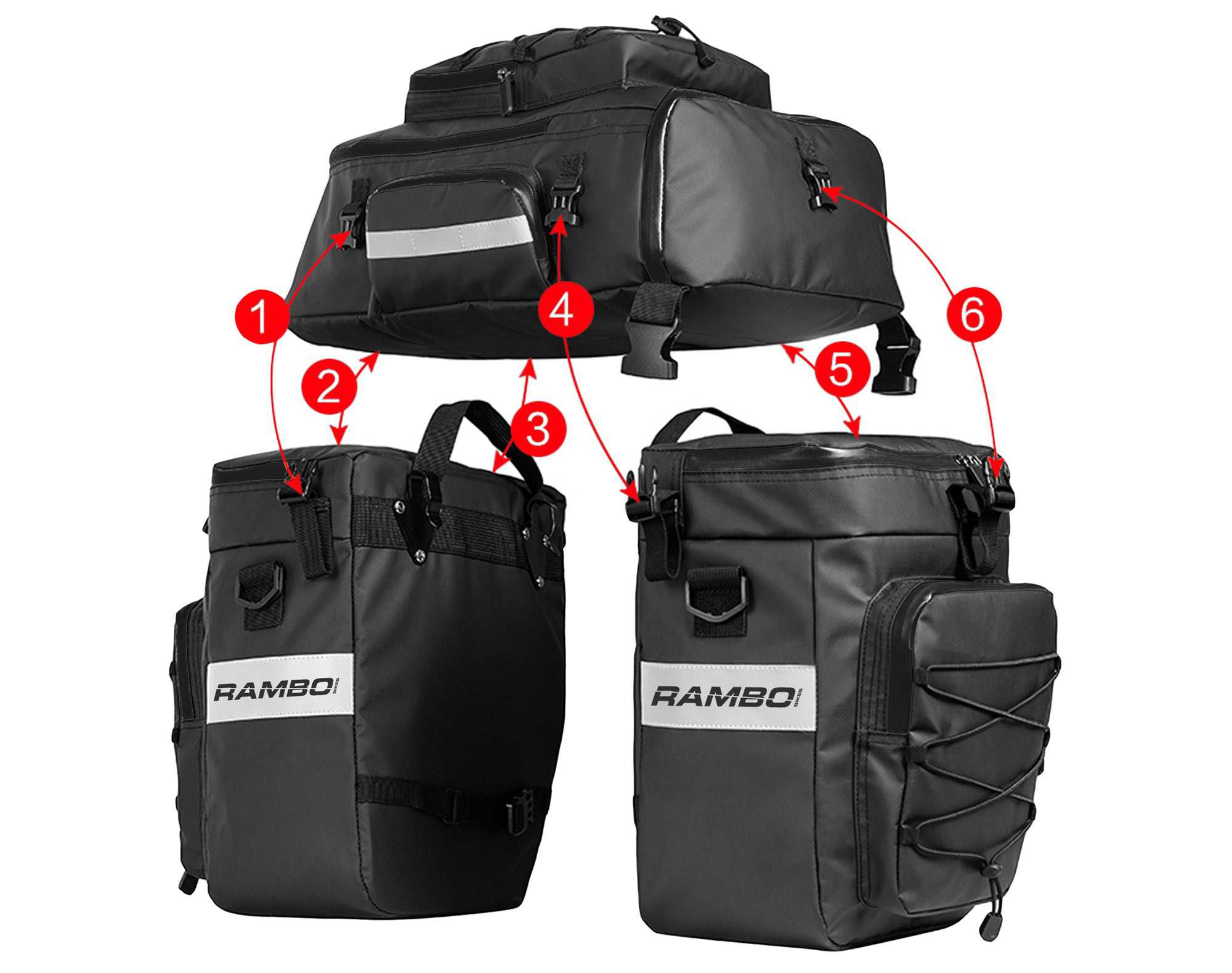 Rambo Waterproof Triple Accessory Bag R161 – product image 5