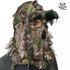 QuikCamo 3D Leafy Ball Cap with Front Face Mask – product view 45