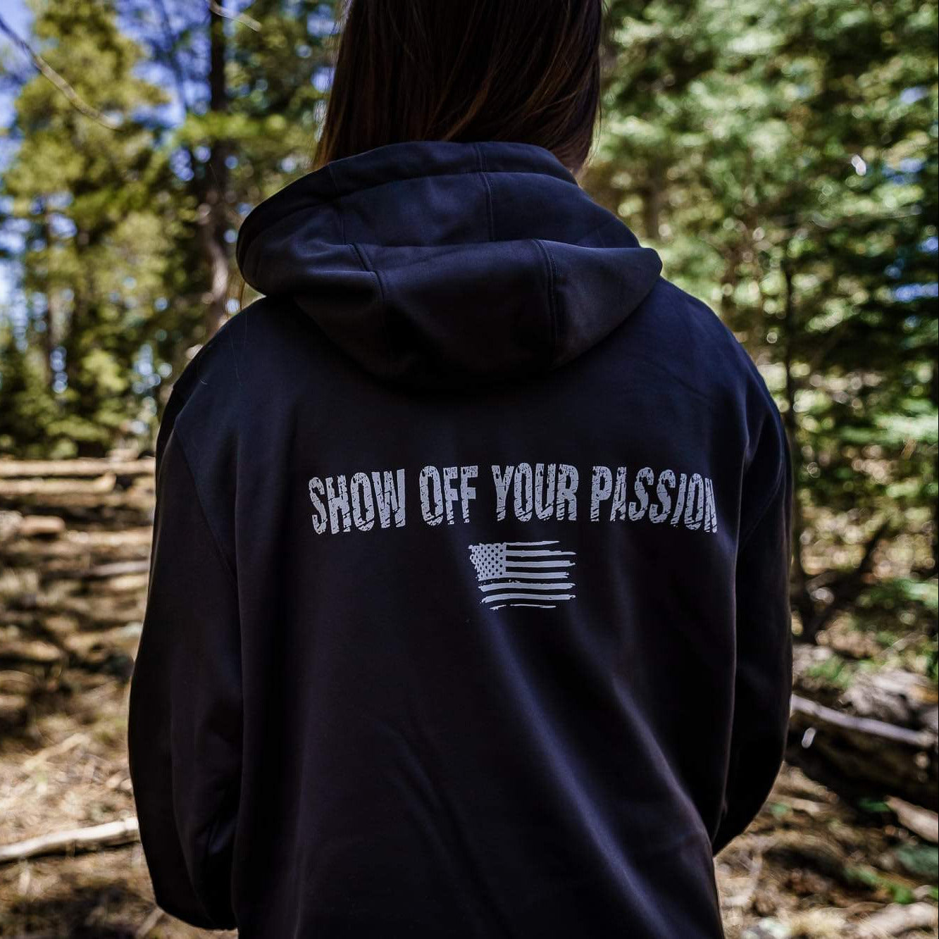 Raxx Black Hoodie — product view 2