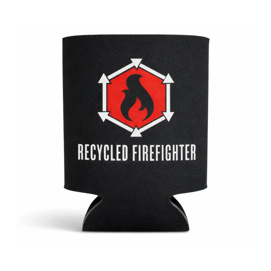 Recycled Firefighter Logo Drink Sleeve — product view 2