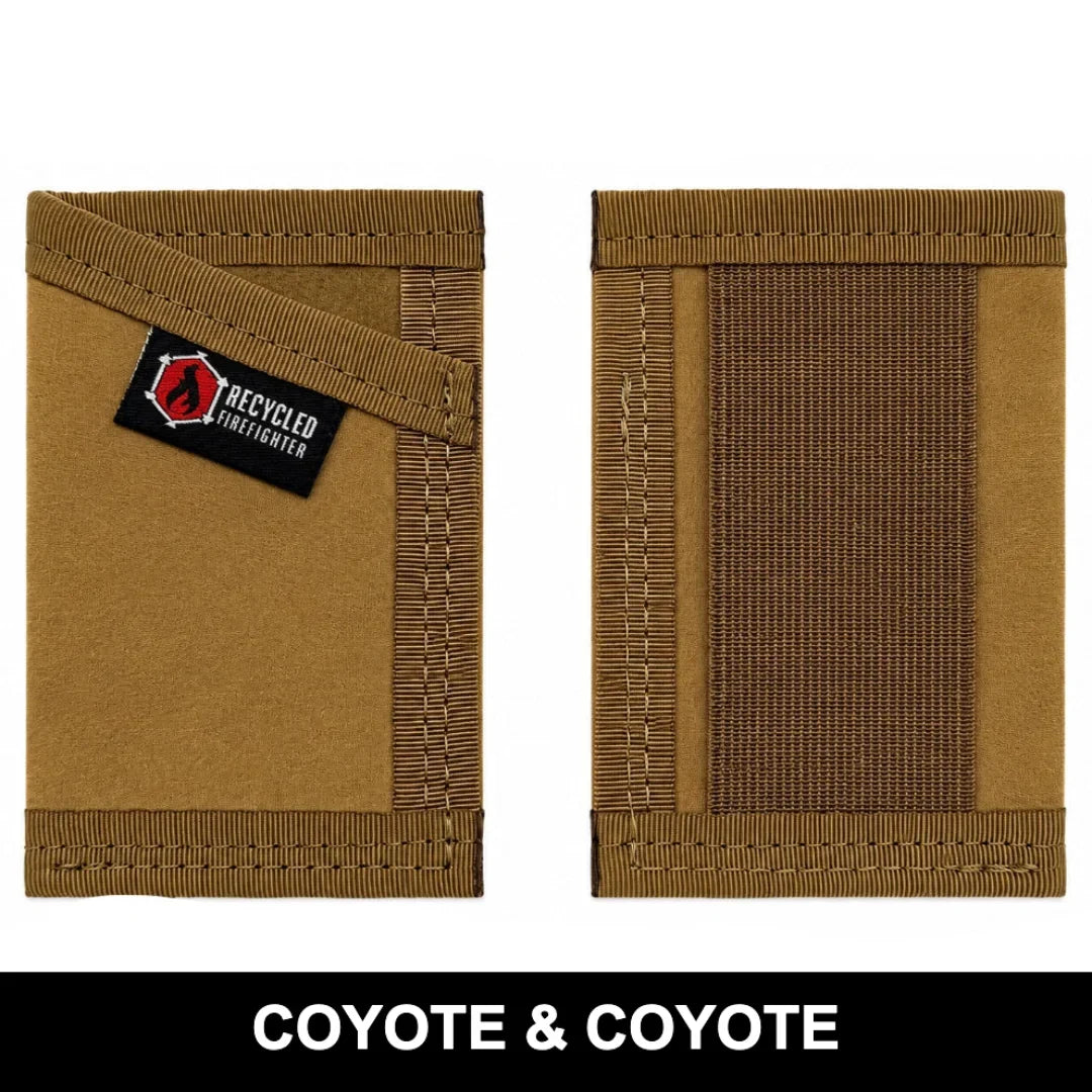 Recycled Firefighter Sergeant Wallet - Combat Boot Leather Edition — product view 15