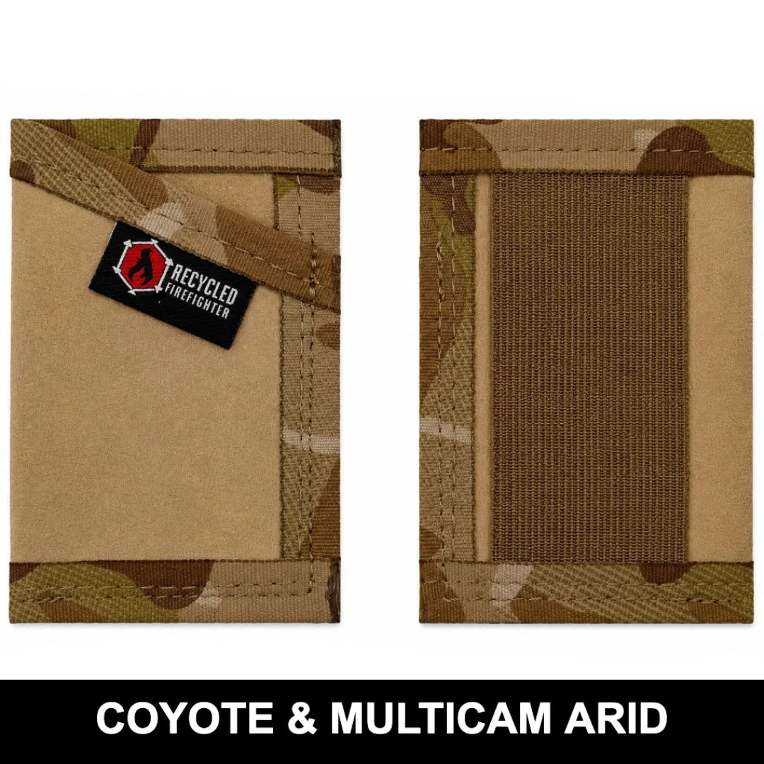 Recycled Firefighter Sergeant Wallet - Combat Boot Leather Edition — product view 11