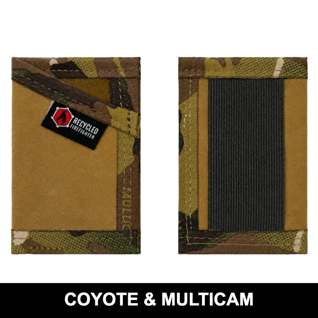 Recycled Firefighter Sergeant Wallet - Combat Boot Leather Edition — product view 14