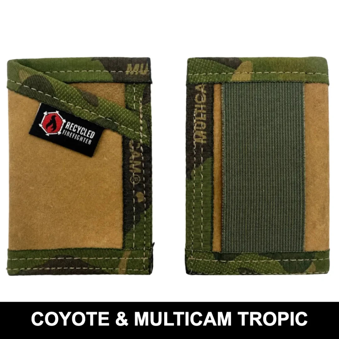 Recycled Firefighter Sergeant Wallet - Combat Boot Leather Edition — product view 13