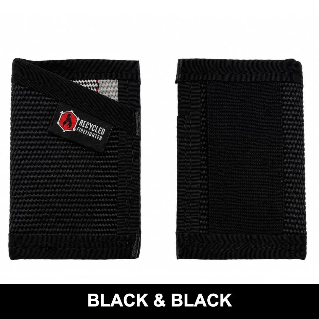 Recycled Firefighter Sergeant Wallet - Firehose Edition — product view 6