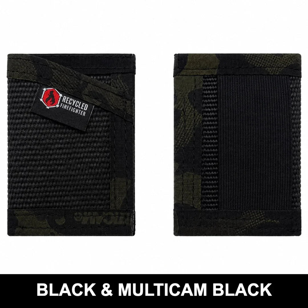 Recycled Firefighter Sergeant Wallet - Firehose Edition — product view 35
