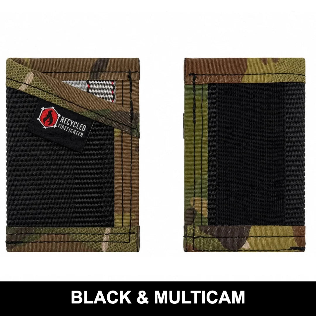 Recycled Firefighter Sergeant Wallet - Firehose Edition — product view 41
