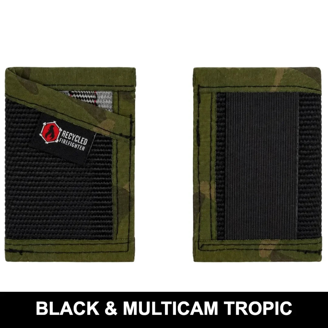Recycled Firefighter Sergeant Wallet - Firehose Edition — product view 42