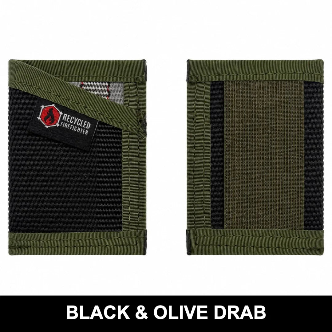 Recycled Firefighter Sergeant Wallet - Firehose Edition — product view 36
