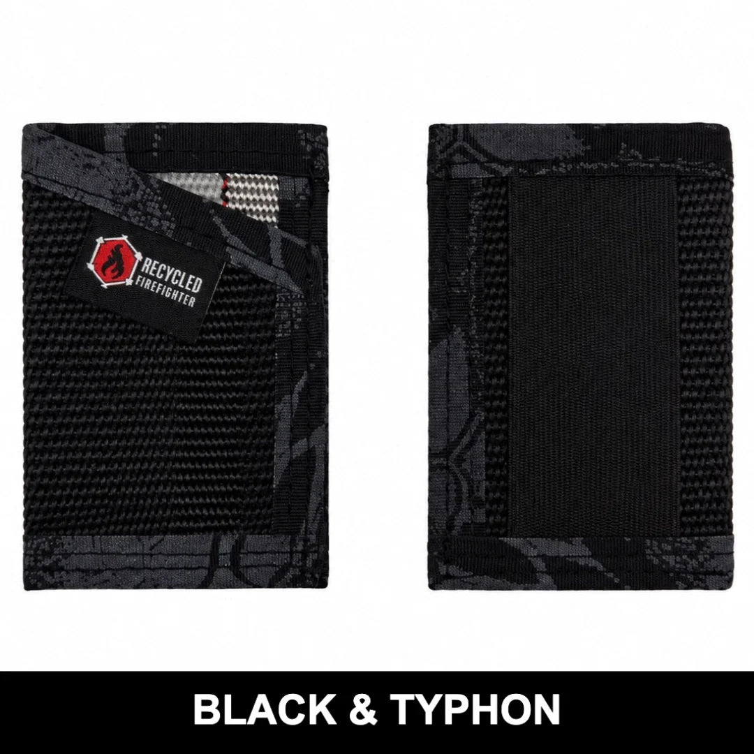 Recycled Firefighter Sergeant Wallet - Firehose Edition — product view 40