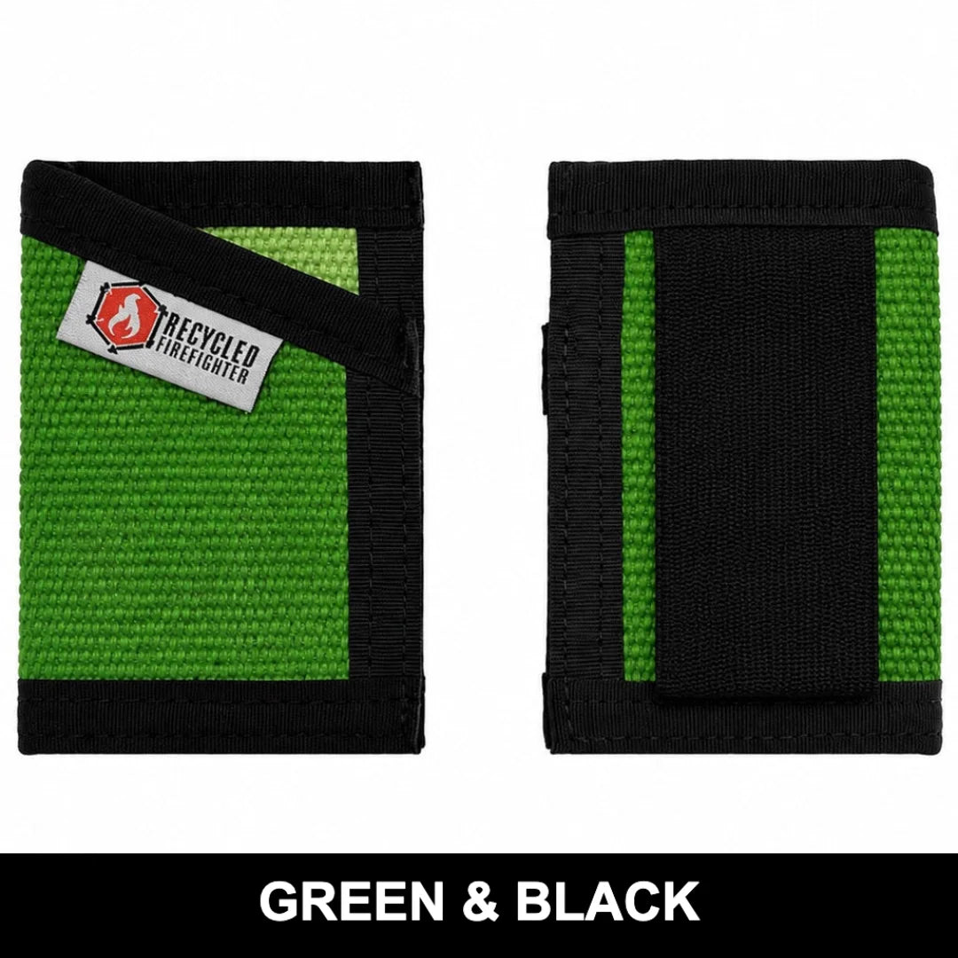 Recycled Firefighter Sergeant Wallet - Firehose Edition — product view 30