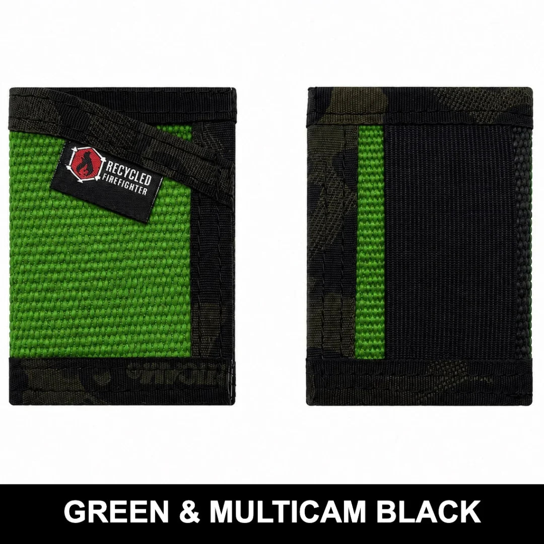 Recycled Firefighter Sergeant Wallet - Firehose Edition — product view 44