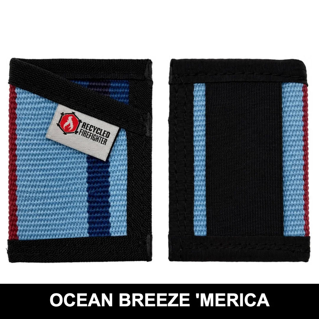 Recycled Firefighter Sergeant Wallet - Firehose Edition — product view 26