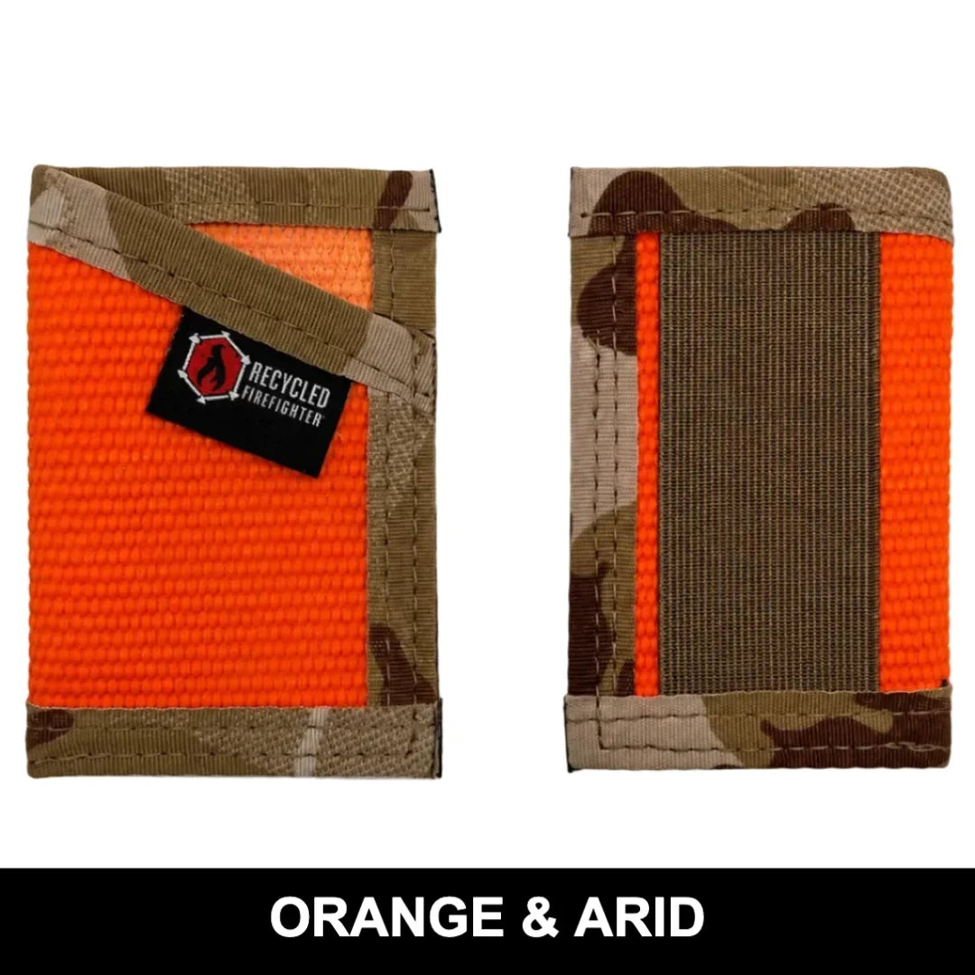 Recycled Firefighter Sergeant Wallet - Firehose Edition — product view 43
