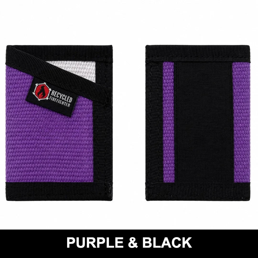 Recycled Firefighter Sergeant Wallet - Firehose Edition — product view 32