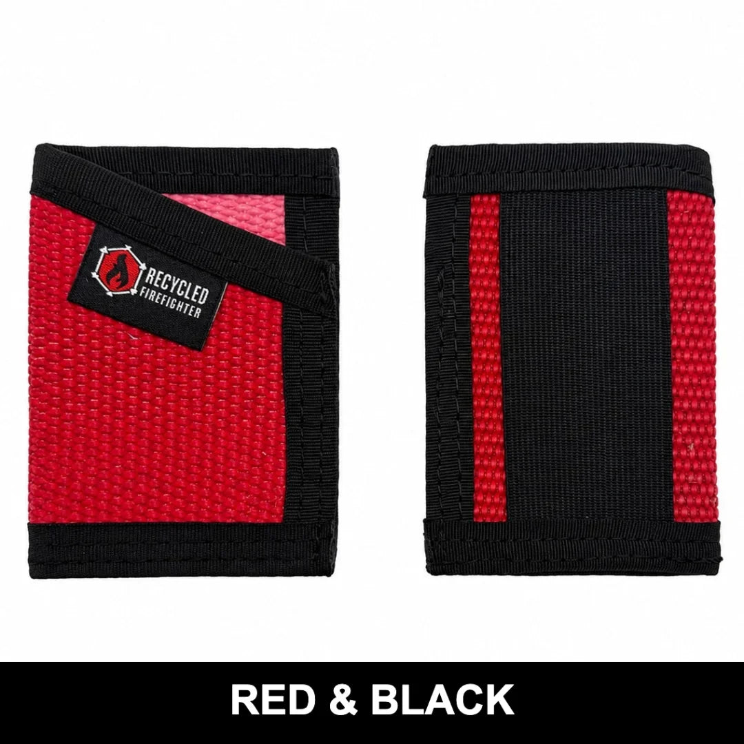 Recycled Firefighter Sergeant Wallet - Firehose Edition — product view 29