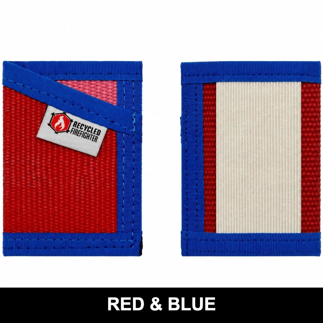 Recycled Firefighter Sergeant Wallet - Firehose Edition — product view 49
