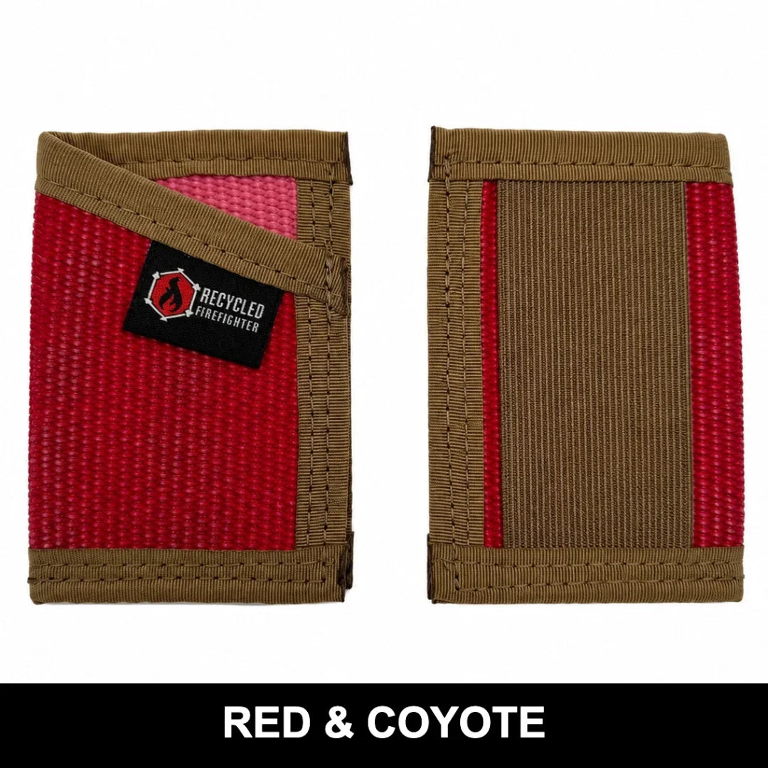Recycled Firefighter Sergeant Wallet - Firehose Edition — product view 47