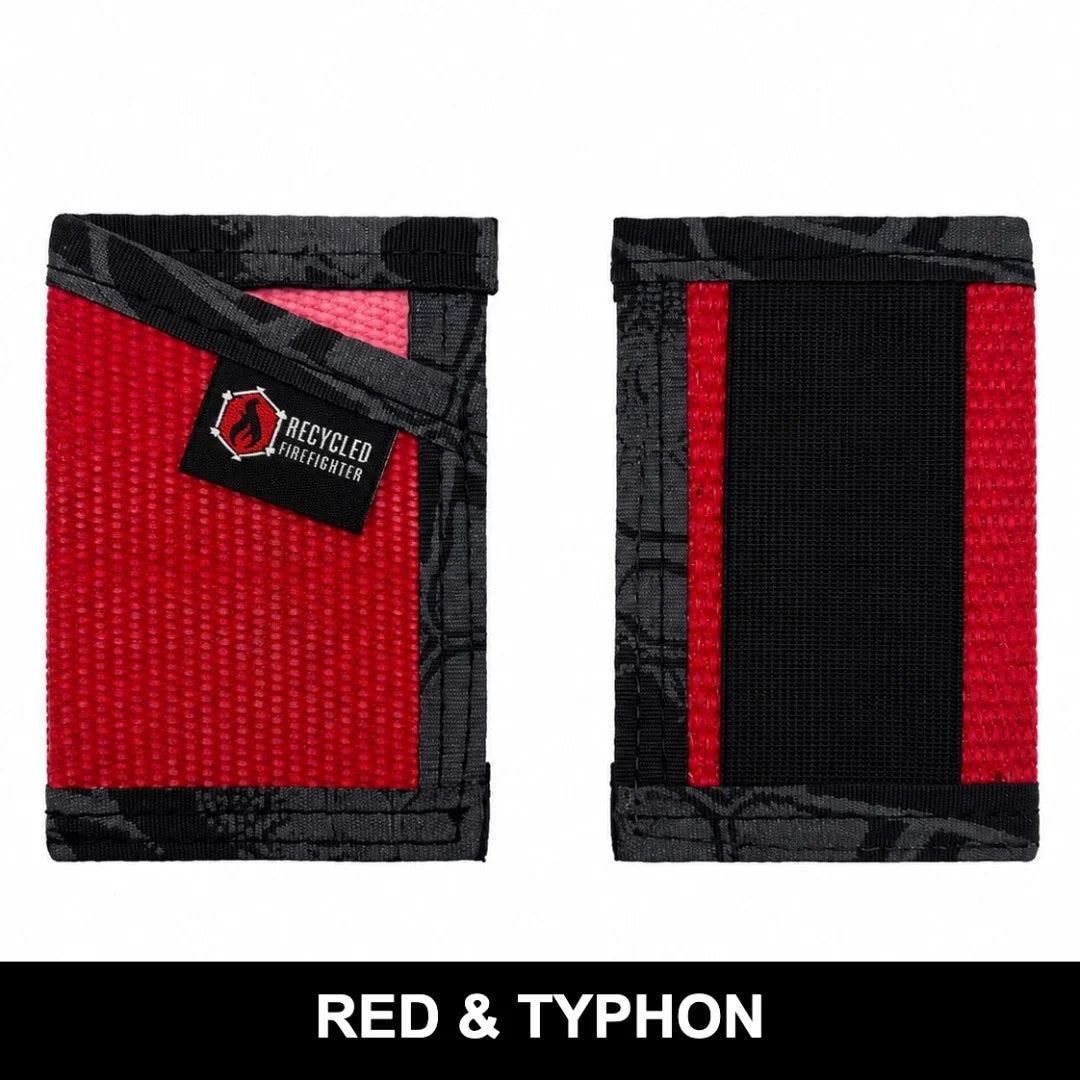 Recycled Firefighter Sergeant Wallet - Firehose Edition — product view 65