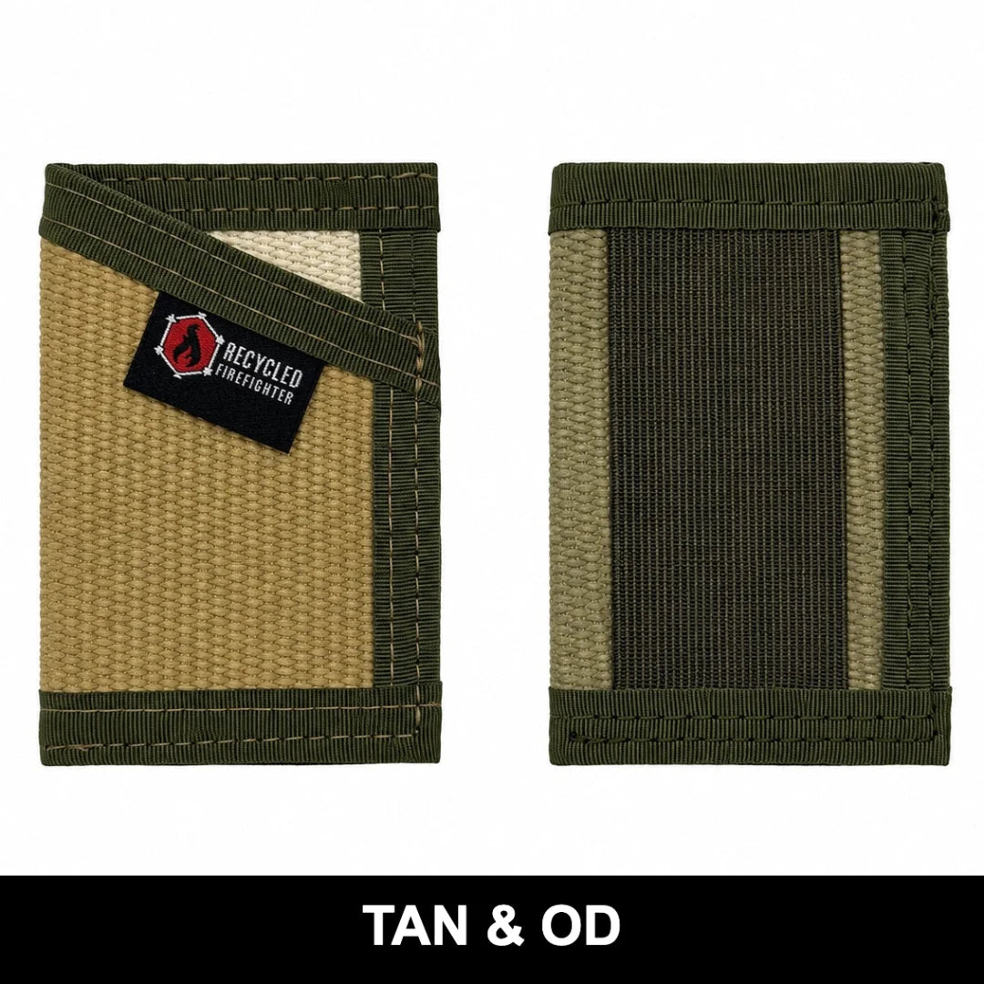 Recycled Firefighter Sergeant Wallet - Firehose Edition — product view 37