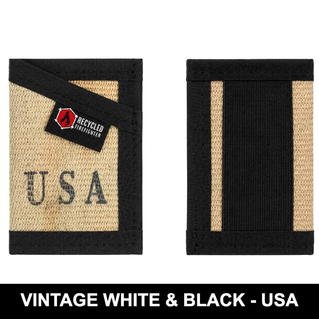 Recycled Firefighter Sergeant Wallet - Firehose Edition — product view 59