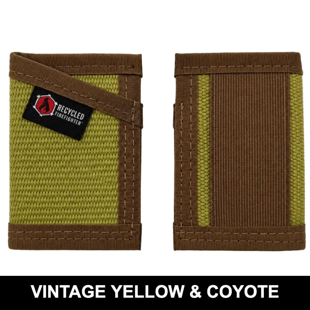 Recycled Firefighter Sergeant Wallet - Firehose Edition — product view 64