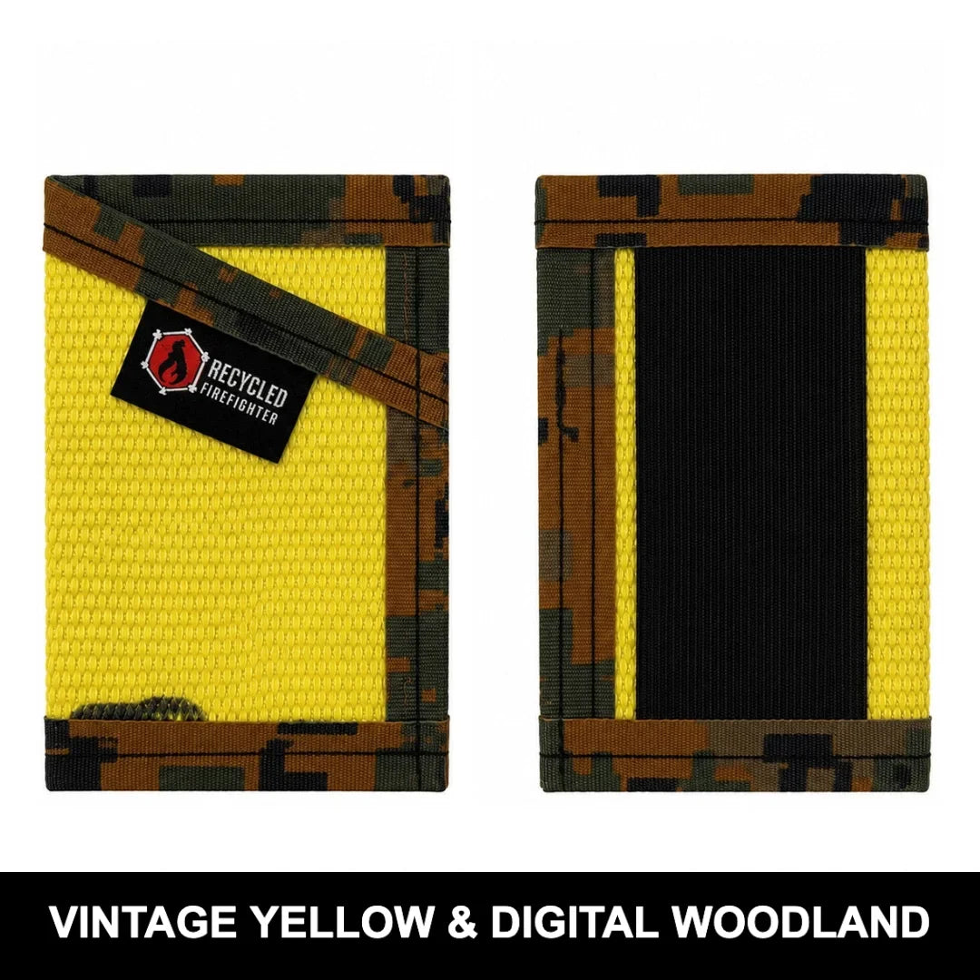 Recycled Firefighter Sergeant Wallet - Firehose Edition — product view 66