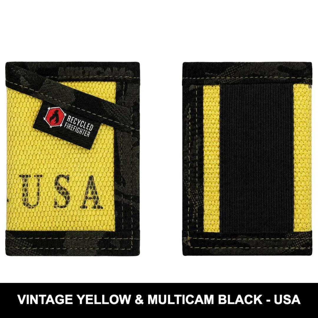 Recycled Firefighter Sergeant Wallet - Firehose Edition — product view 61