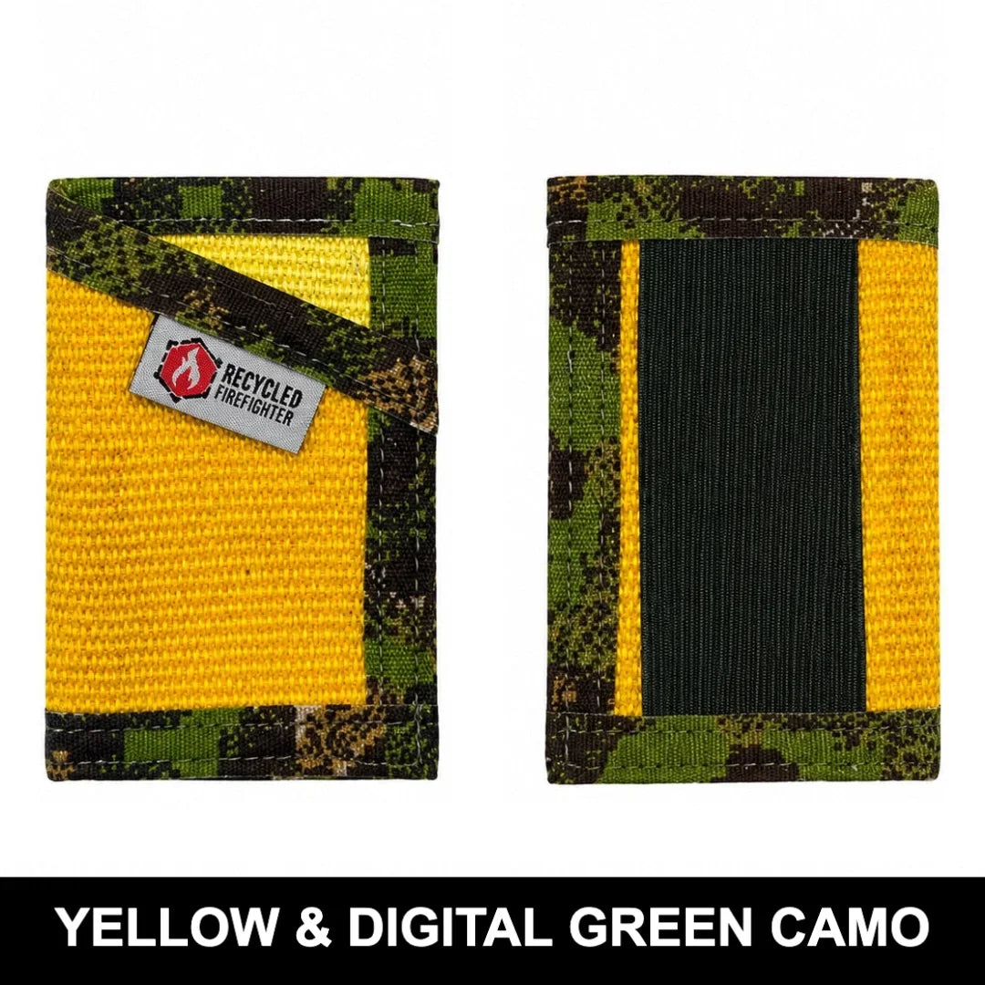 Recycled Firefighter Sergeant Wallet - Firehose Edition — product view 51