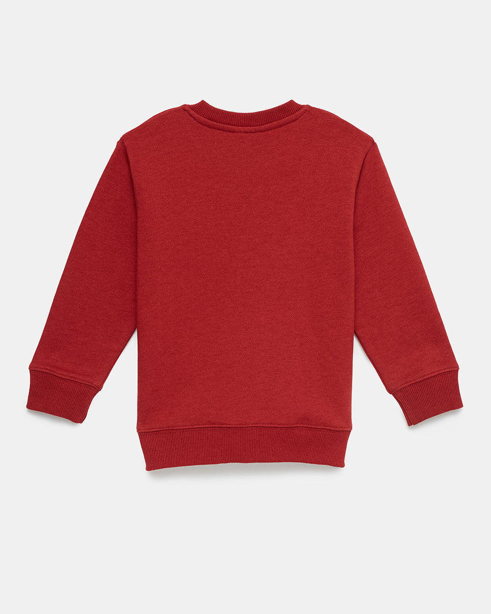 Tentree Kids Golden Forest Crew - Red Current