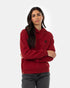 Tentree Women's TreeFleece Golden Spruce Forest Hoodie - Red Current