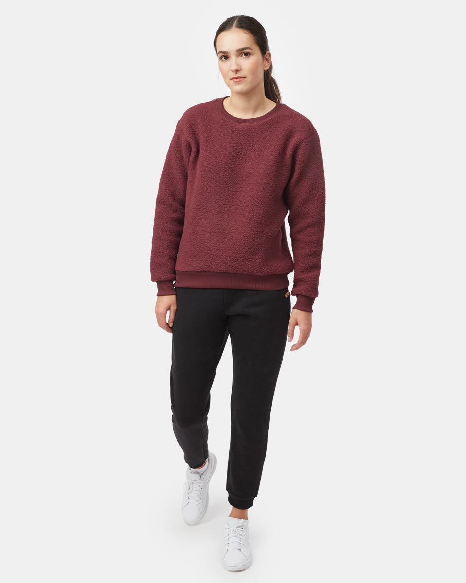 Tentree Women's Ecoloft Crew - Fig