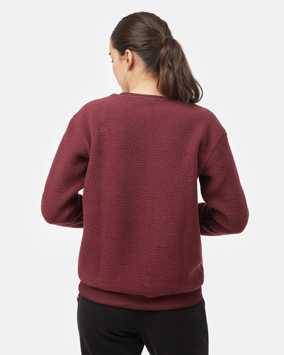 Tentree Women's Ecoloft Crew - Fig