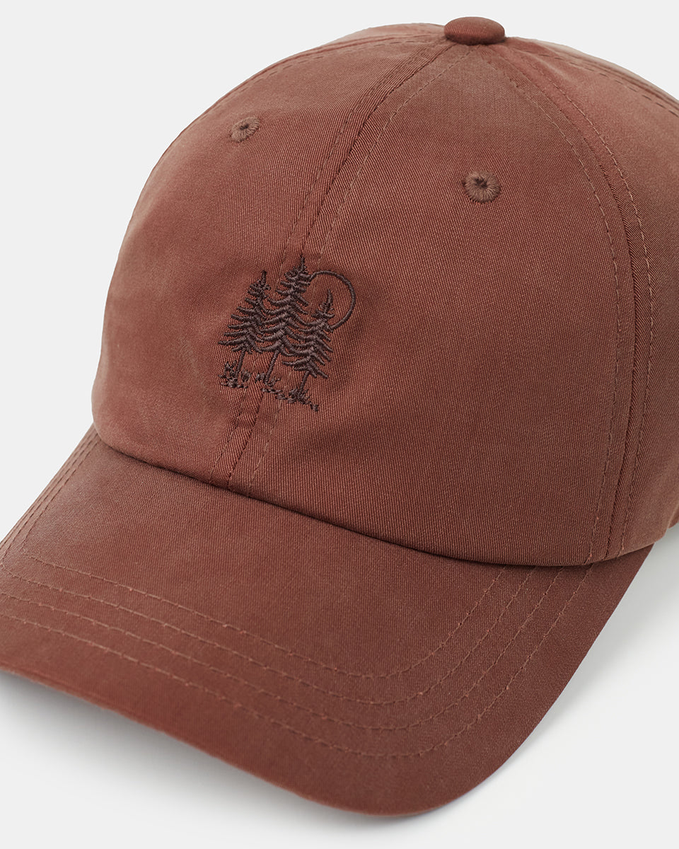 Tentree Golden Spruce Forest Peak Hat - Sepia