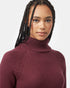 Tentree Women's Highline Wool Turtleneck Sweater - Fig