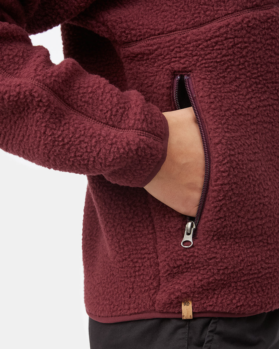 Tentree Women's Ecoloft Half Zip - Fig