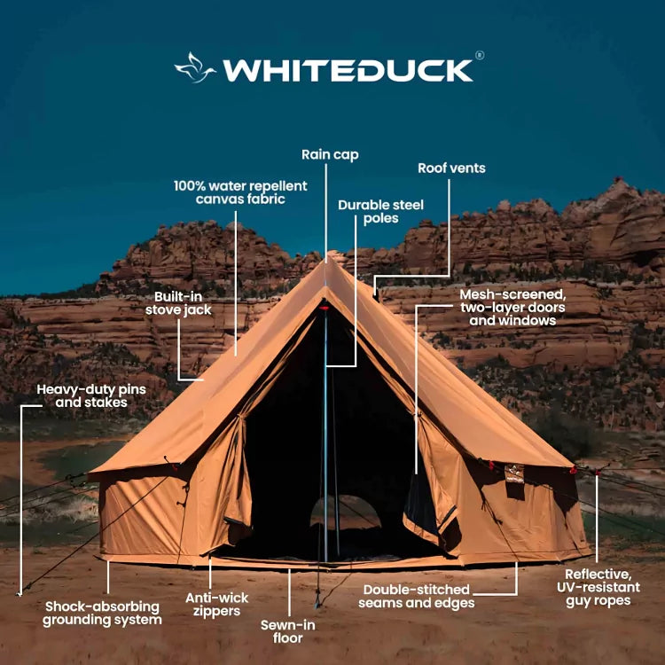 White Duck 10' Regatta Bell Tent